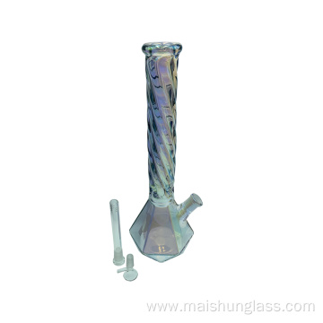 Multicolored Rotary Diamond Pot Glass hookah Kettle